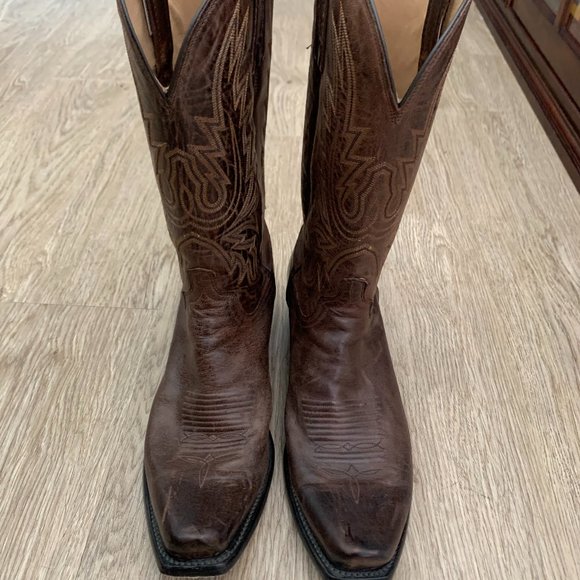 Lucchese Boots, 10 1/2, Brown main image 4